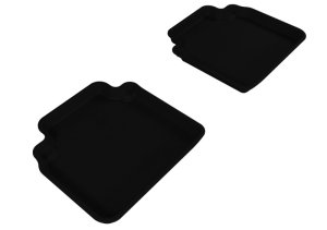 Honda Accord Floor Mats - Rear - 3D MAXpider - Kagu Series - Black - `08-`12